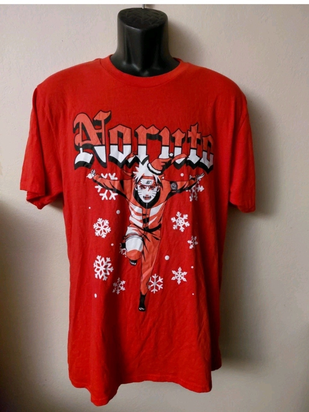 Ripple Junction Red Naruto Shippuden Graphic Tee L